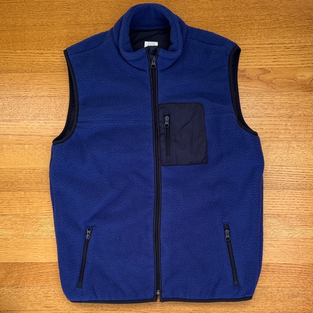 GAP Kids Blue Fleece Vest Youth XXL